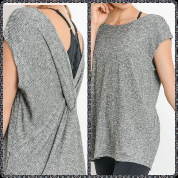 NEW! OVERLAY BACK TOP - Picture 2 of 3